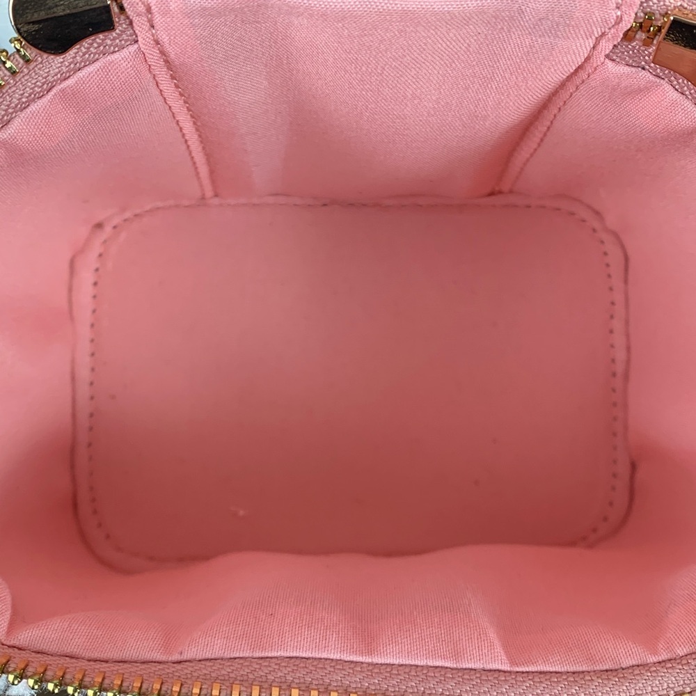 Ahdorned Pink Tweed Mini Crossbody Bag NEW! - Picture 7 of 8